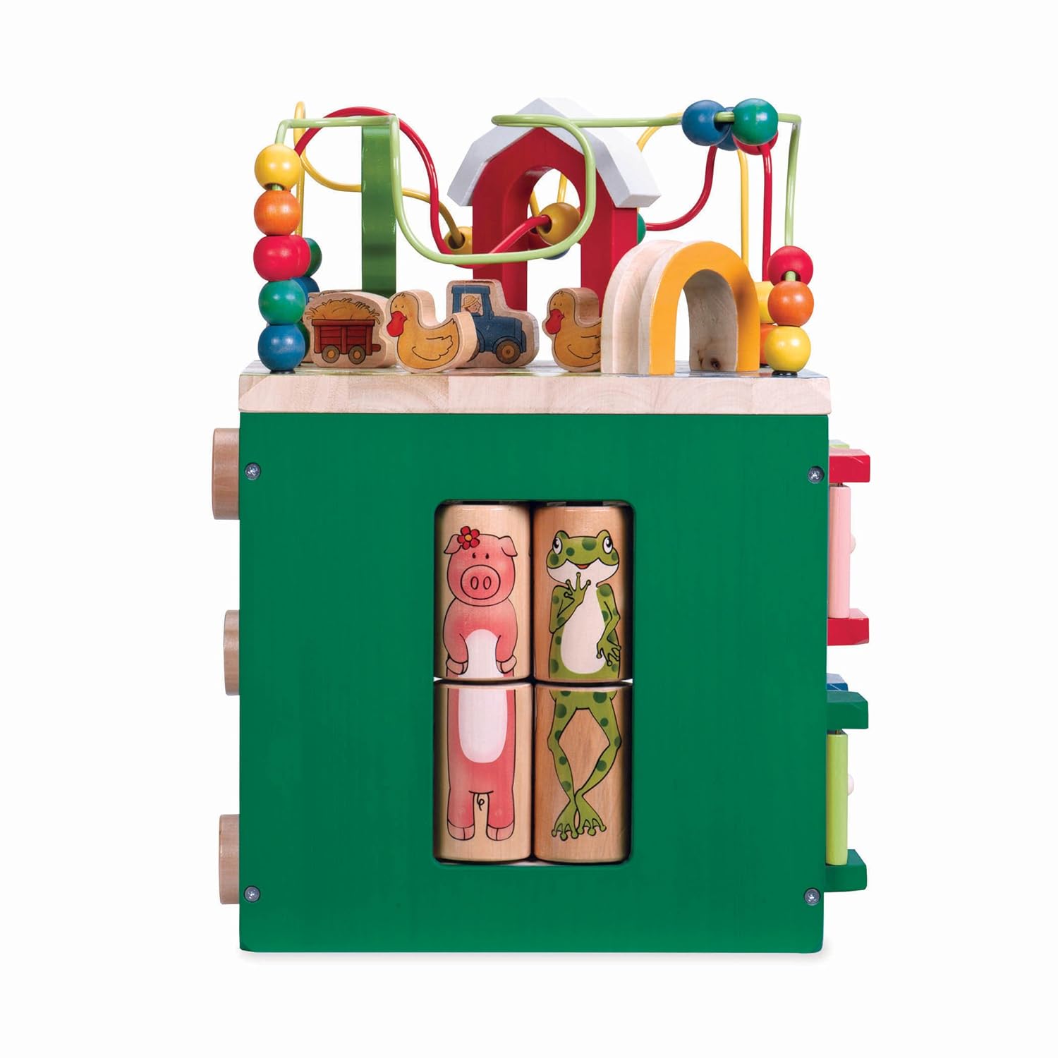 Black Friday Battat Wooden Activity Cube Discover Farm Animals Activity Center For Kids 1 Year 