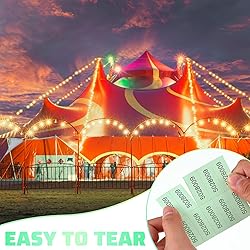 Kosiz 1000 Sheets Raffle Tickets with 10 Bid