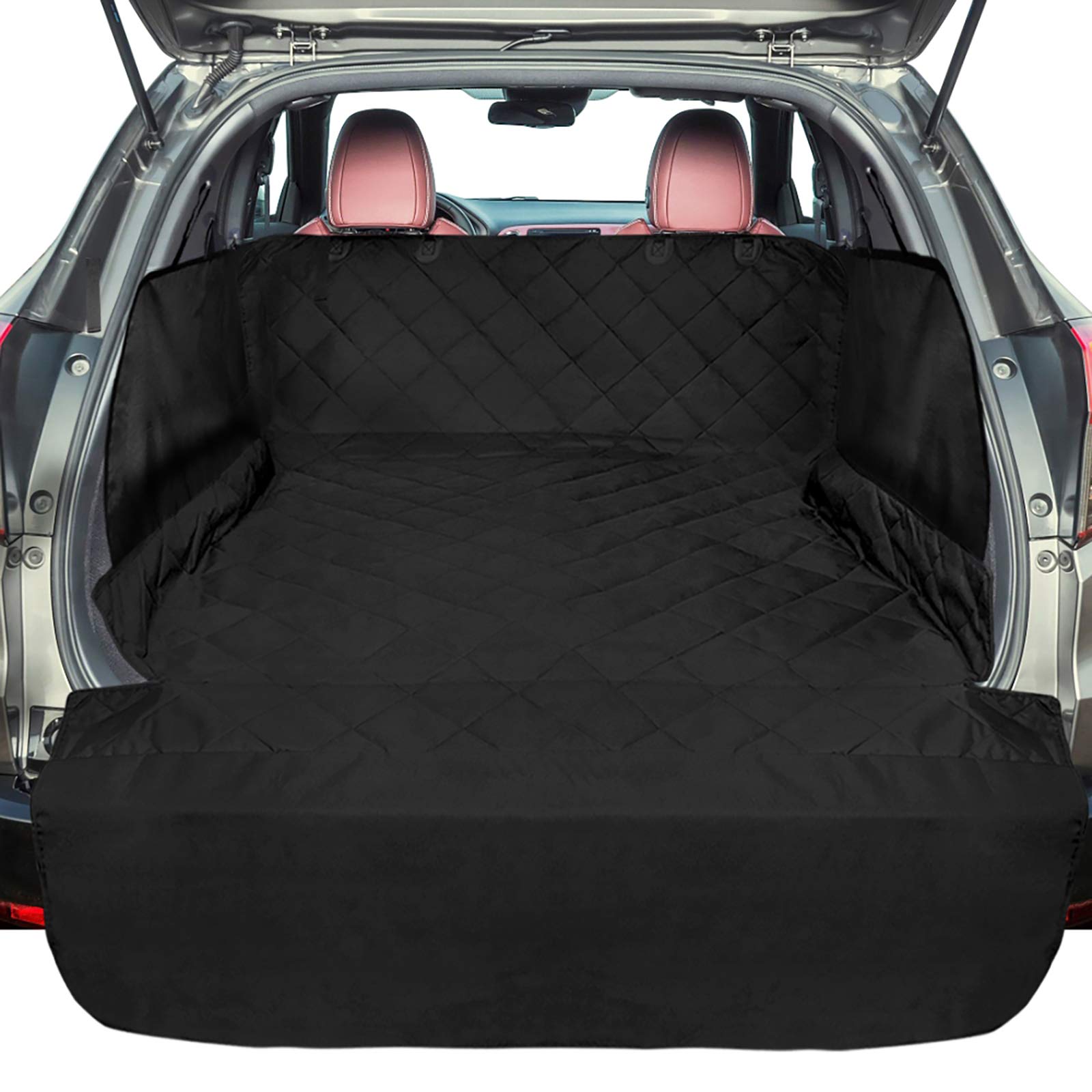 Fcolor SUV Cargo Liner for Dogs, Large Waterproof Pet Cargo Cover with