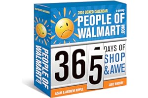 2024 People of Walmart Boxed Calendar: 365 Days of Shop and Awe (Funny Daily Desk Calendar, White Elephant Gag Gift for Adults)