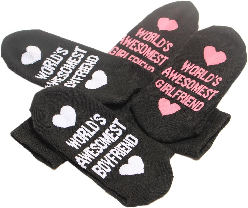 Flowshey Casual Novelty Funny Cotton Socks Couples Gift Socks For Womens and Mens