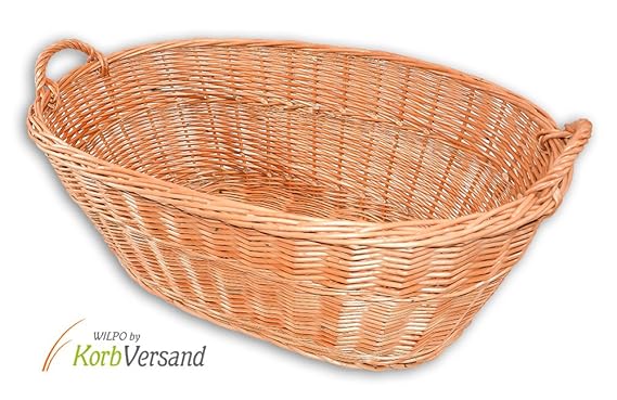 KORBVERSAND Wäschekorb - 70x46x35 cm - Wäschetruhe Truhe Spielzeugbox