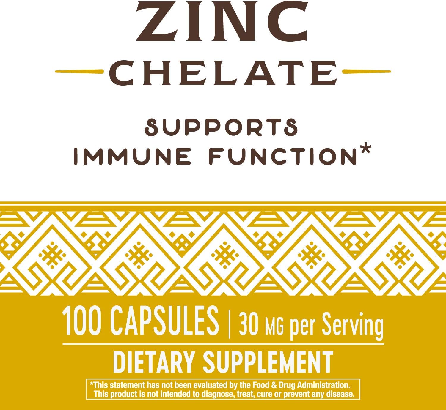 Nature's Way Zinc, 30 mg per serving: Health & Personal Care