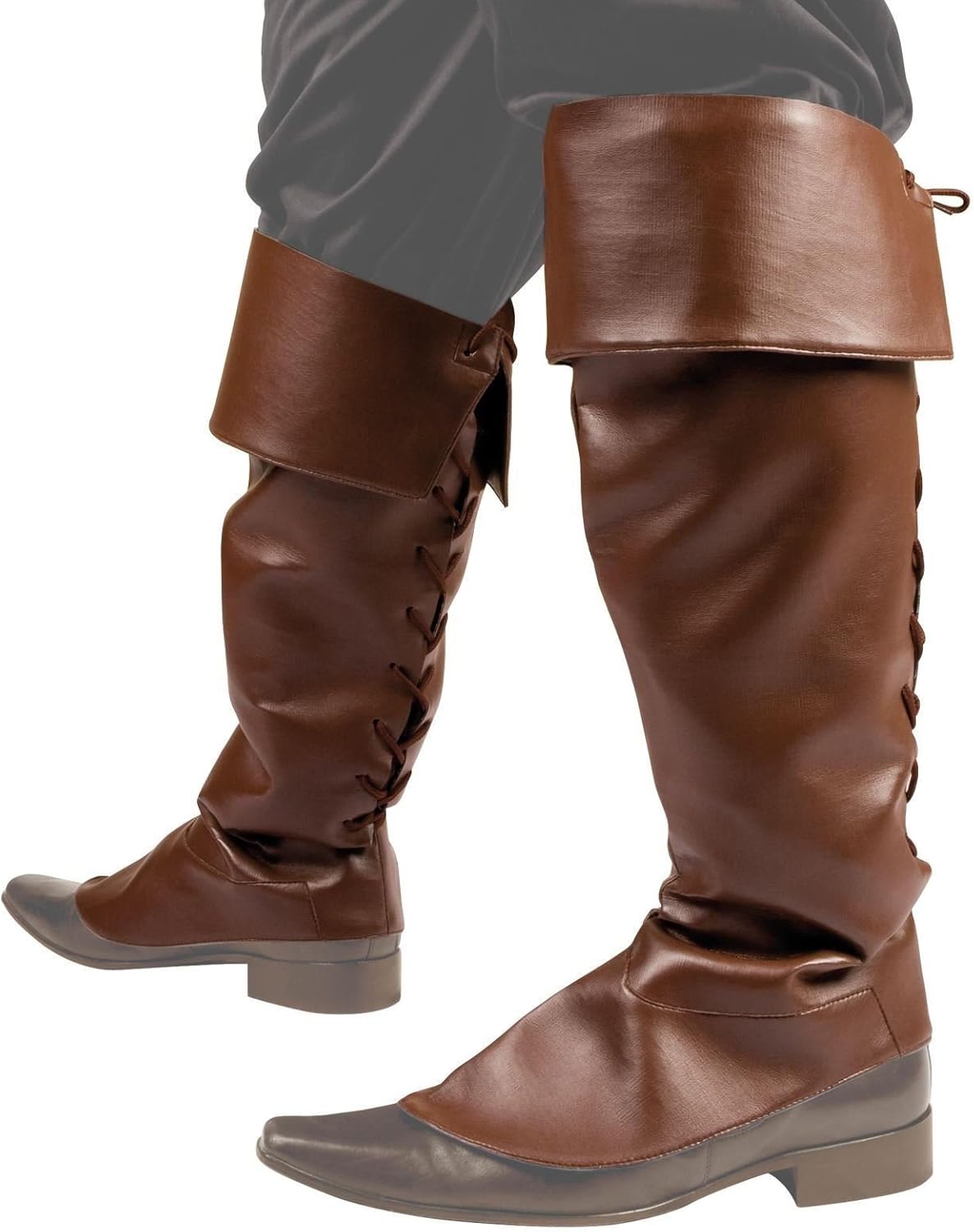 leather boot lace covers