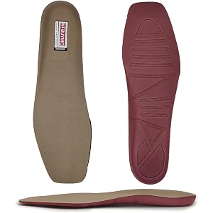Insoles for Ariat Cowboy Boots, Wide Square Toe Footbeds for Men's Shoes, Replacement Inserts Comfort Light-Weight and Cushio