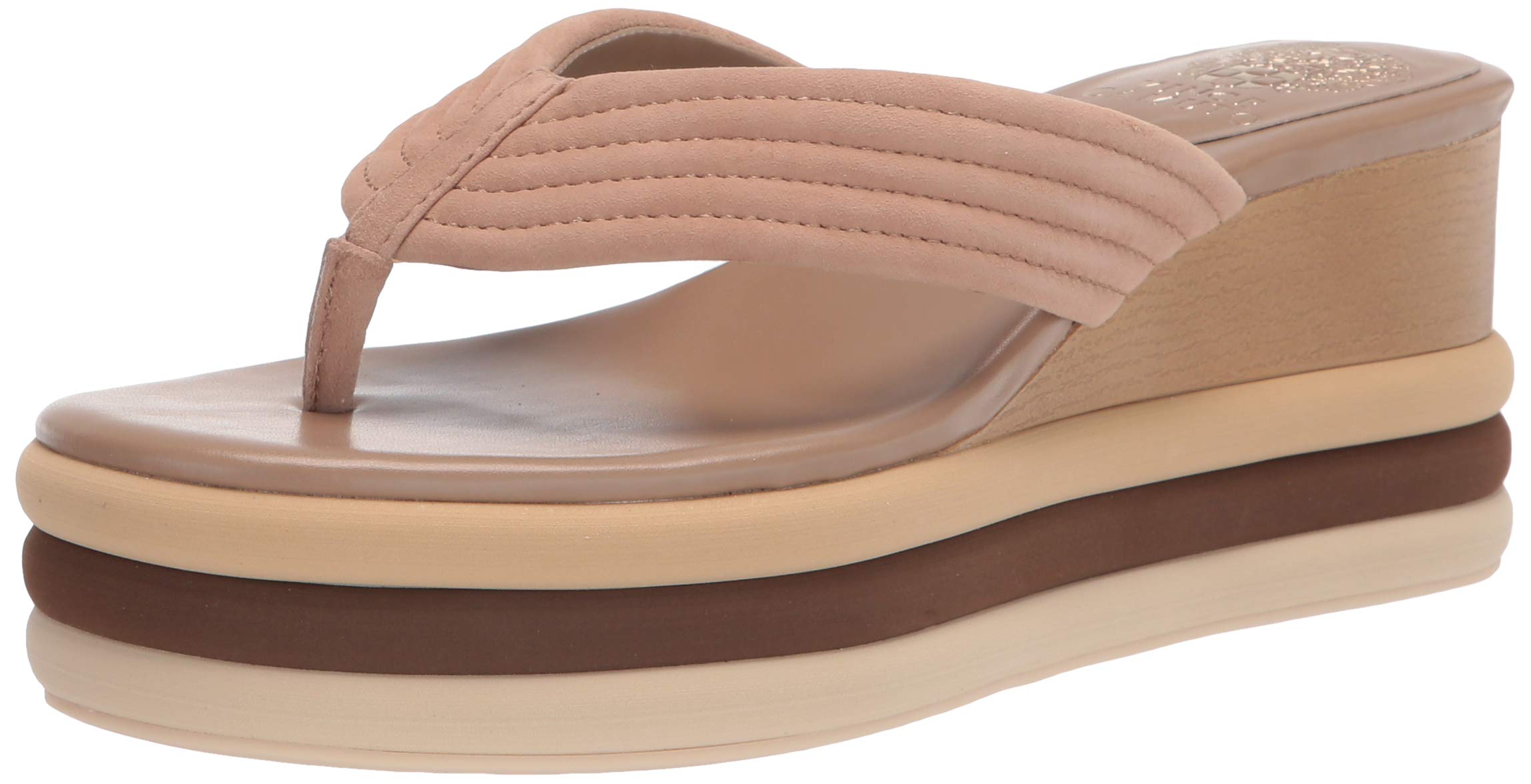 Photo 1 of Vince Camuto Women's Footwear Women's Perseena Wedge Sandal, Tortilla, 11