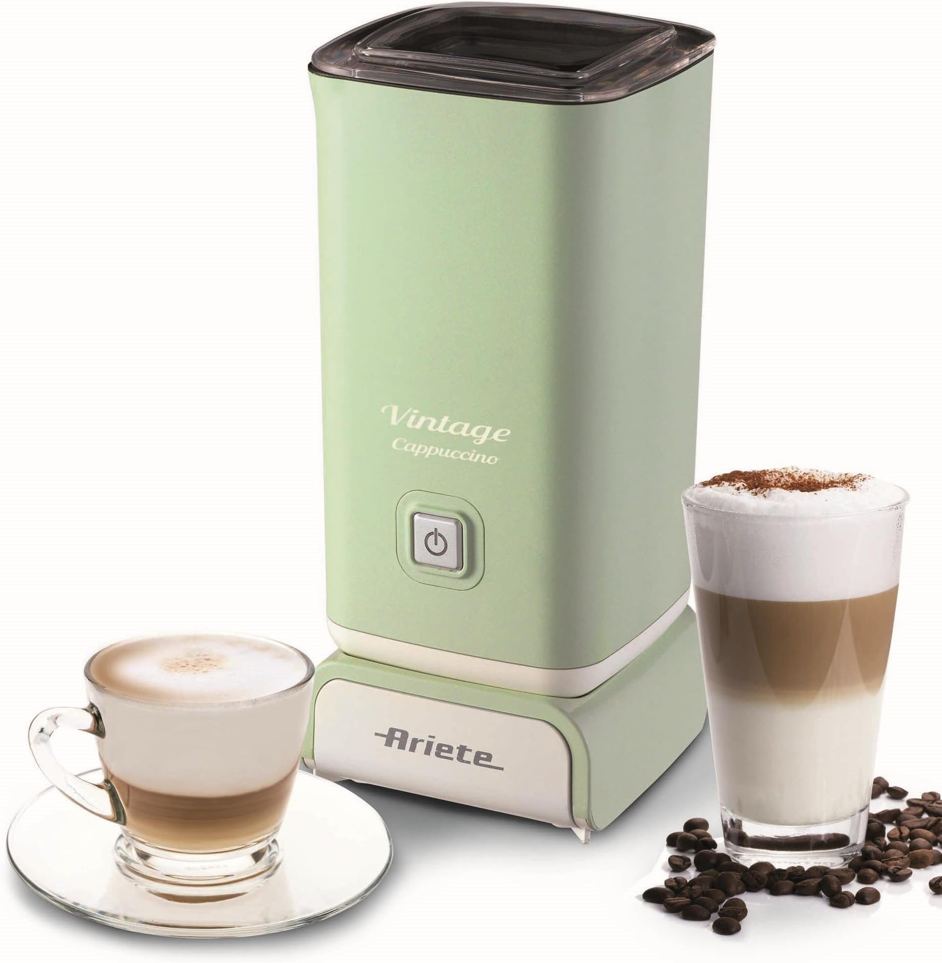 Ariete Vintage 2878G Cappuccino Milk Frother Green