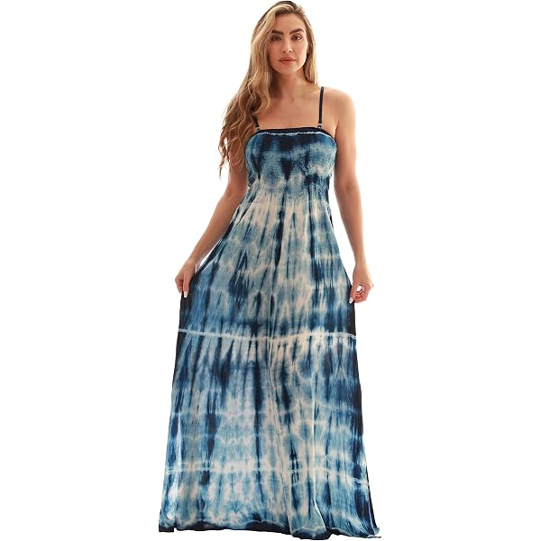 riviera sun strapless tube maxi dress summer dresses Riviera Sun 21611-BP-S Strapless Tube Maxi Dress/Summer Dresses at Amazon  Women's Clothing store