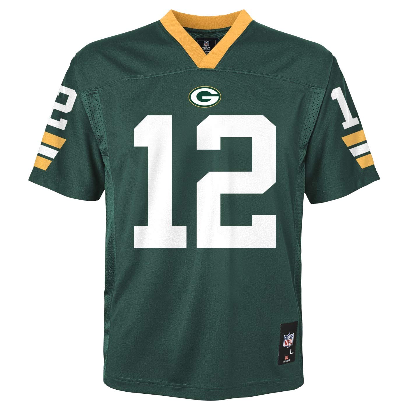 Outerstuff Aaron Rodgers Green Bay Packers NFL Youth Green Home Mid-Tier Jersey