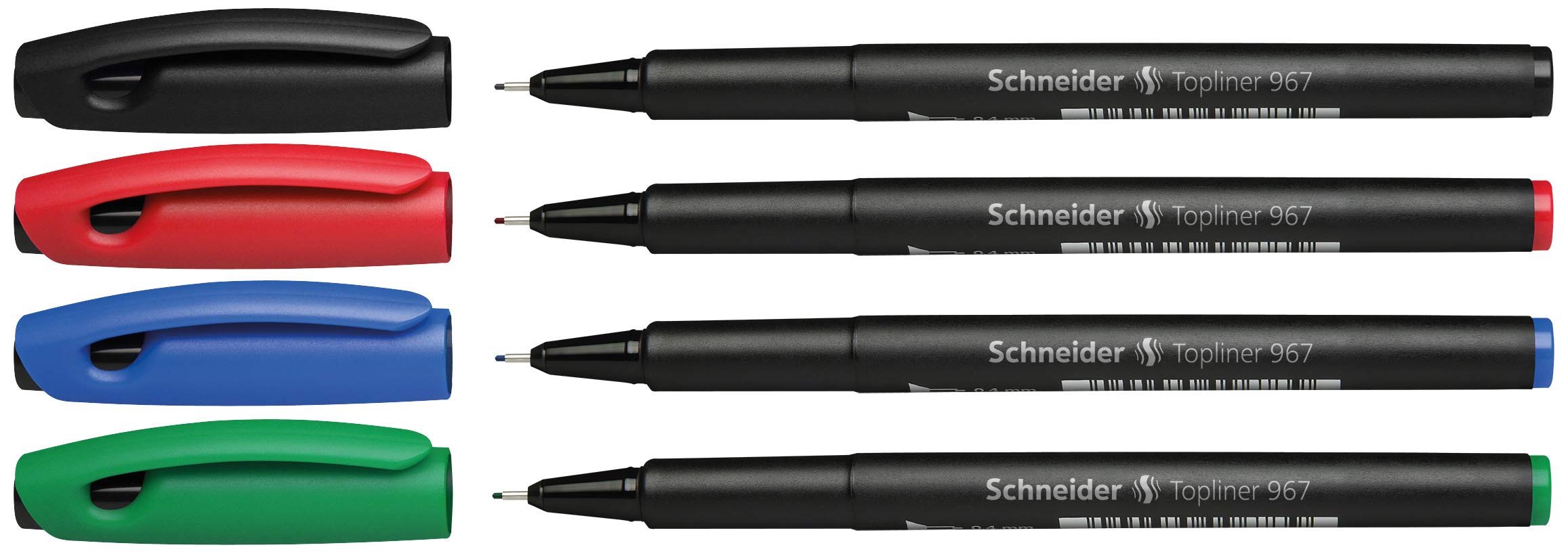 Cienkopisy Schneider Topliner 967 4 sztuki