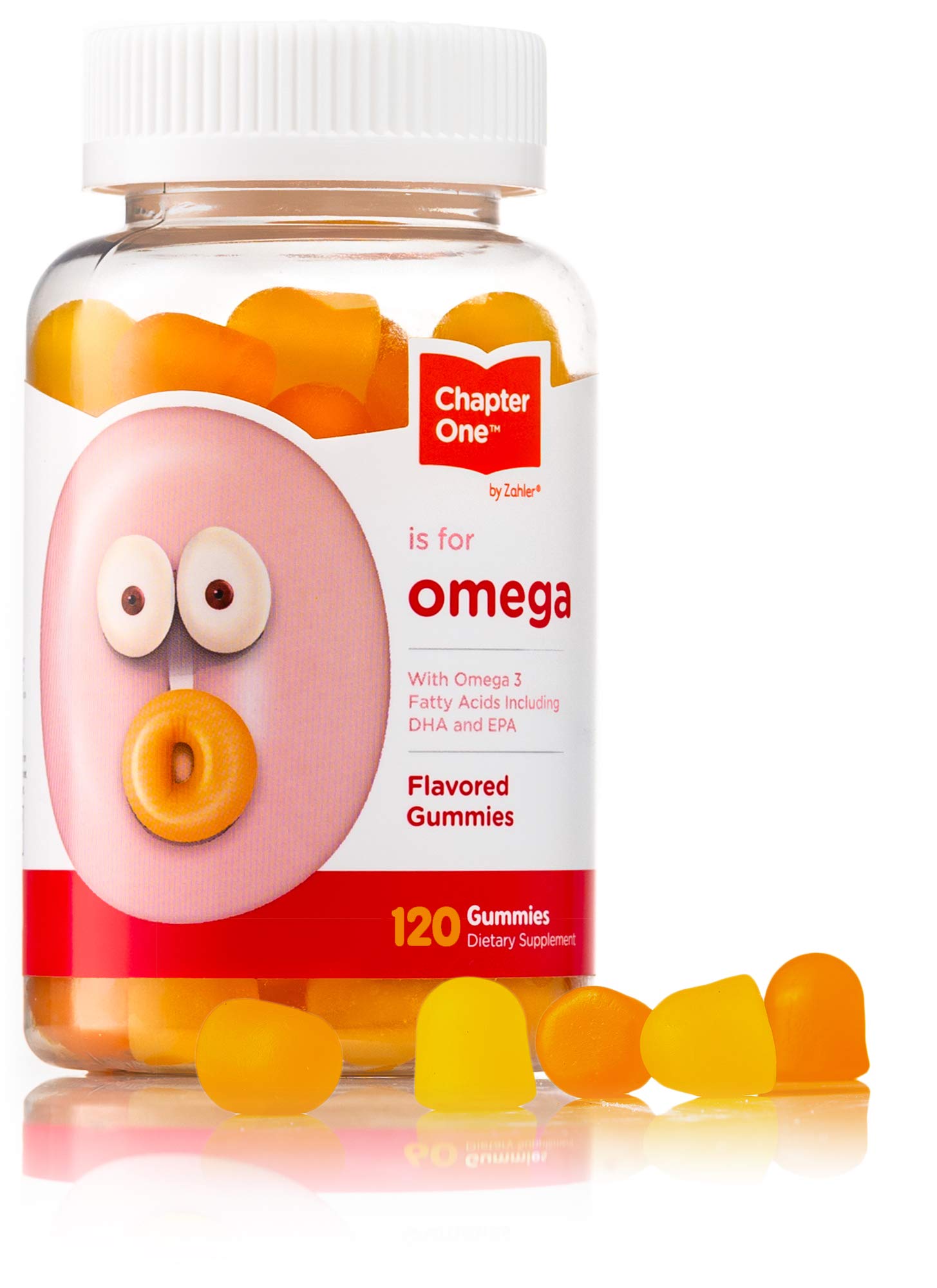 Buy Chapter One Omega Gummies, Great Tasting Chewable Omega 3 Gummies for Kids, Certified Kosher