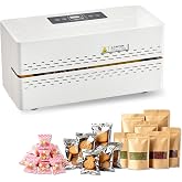VEVOR Continuous Sealing Machine, 0.32-0.47 in Seal Width, Automatic Continuous Band Sealer with Digital Temperature Control, Automatic Shutdown, Heat Sealing Machine for 0.002-0.0.008 in Plastic Bags