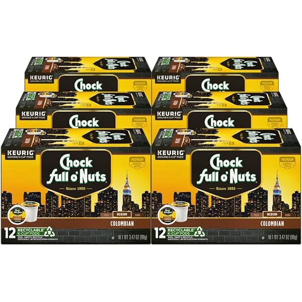 Amazon.com: Chock Full o'Nuts Colombian Coffee, Compatible with