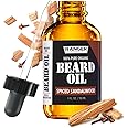 Leven Rose Spiced Sandalwood Beard Oil & Leave In Conditioner by Ranger Grooming Co, 100% Pure Natural Organic for Groomed Beards, Mustaches, and Moisturized Skin 1 oz