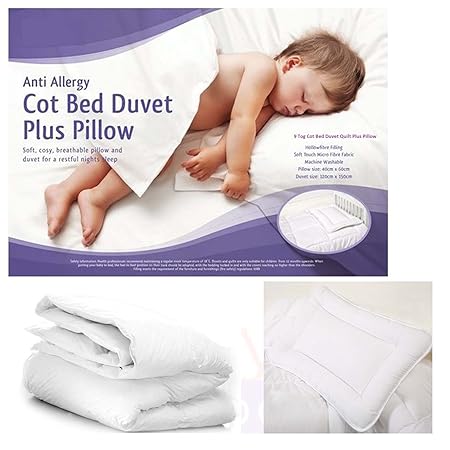 Microfibre Cot Bed Duvet Quilt Toddler Bed Quilt 9 Tog With Cot
