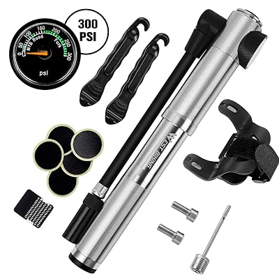 Aluminum Alloy Mini Bike Pump with Pressure Gauge Kuwait Ubuy