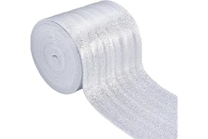 BENECREAT 39x8Inch Heat Resistant Batting for Potholders, 2.5~3mm Thick EPE Foam Thermal Insulation Material, Insulating Ther