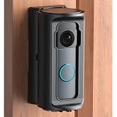 Anti-Theft Video Doorbell Mount，Adjustable 360&deg; Doorbell Angle No-Drill | Compatible with R-ing Battery Doorbell 2026 model/Video Doorbell Upgrade Corner Kit for Houses,Apartments