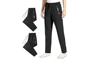 Stretch Self-Cultivation Active Pants for Women, Ultra Stretch Quick Dry Ice Silk Lightweight Breathable Pants with Pockets