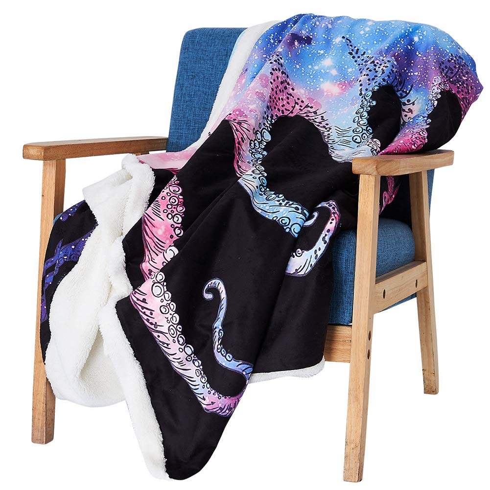 Loveternal Womens Warm Blanket Hoodies Plush Throw Blanket Adult Womens Cloak Blanket Novelty Travel Wearable Cozy Hoodie Blanket Couch Camp Snuggle (60\