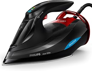 Philips Dampfbügeleisen Azur Elite GC5037/80 (3000 W, 260g Dampfstoß, OptimalTEMP, intelligentes Quick Calc-Release, DynamiQ-Modus) schwarz
