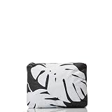 ALOHA Collection Small Pouch | Lightweight, Packable, and Splash-Proof Makeup Pouch | Easy to Clean (Monstera)