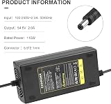 LabTEC 54.6V 2A Lithium Battery Charger for 48V 13S Li-ion Battery view 3