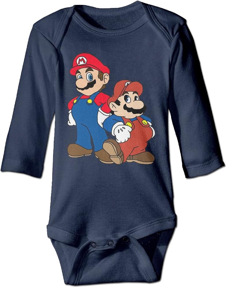 Lovely The Super Mario Bros Baby Onesie Infant Outfits