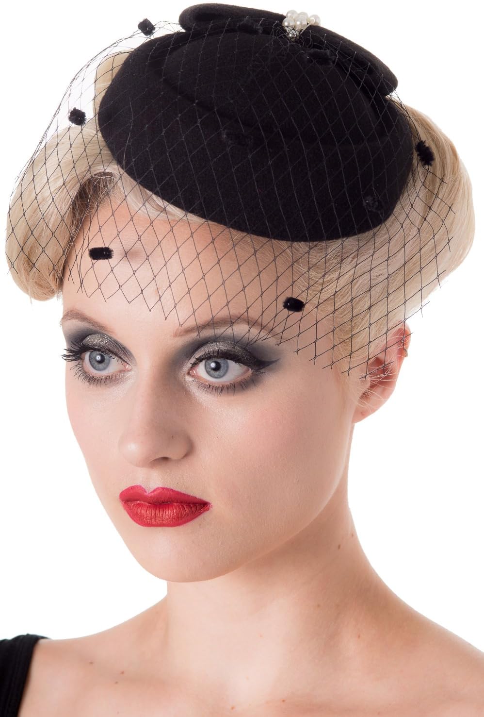Banned Judy Vintage Retro Pillbox Hat - 7 Colours Available