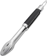 Weber Premium Grill Tongs 46cm Stainless Steel Comfort Grip Locking System view 2