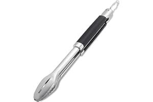 Weber Precision Grill Tongs, Stainless Steel Silver