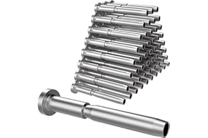 BLIKA 50 Pack 3/16" Invisible Cable Railing kit, T316 Stainless Steel Invisible Receiver and Swage Stud End for 3/16 Inch Cable Railing, Deck Stair Threaded End Fitting for 2"x2" Wood & Metal Posts