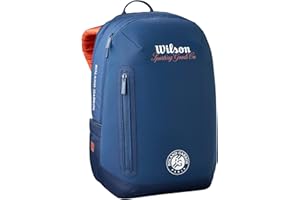 Wilson Roland Garros 2026 SESSIONSOIRE Tennis Racket Bag Holds 2 to 9 Racquets (Based on Medium Weight Rackets)