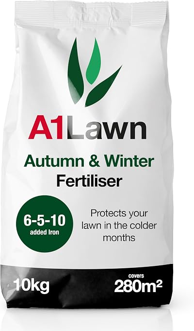 A1 Lawn Ultimate Autumn Winter Fertiliser 10kg - High Potassium NPK 6-5-10