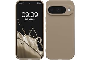 kwmobile Case Compatible with Google Pixel 10 Case - Protective Slim TPU Phone Cover - Soft Matte Finish - Cream Matte