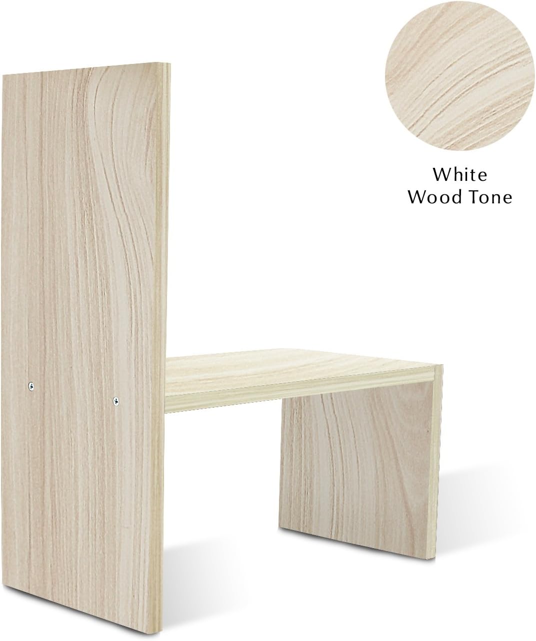 Jerry & Maggie - Desktop Organizer Office Storage Rack Adjustable Wood Display Shelf | Birthday Gifts - Toy - Home Decor | - Free Style Rotation Display - True Natural Stand Shelf White Wood Tone : Office Products