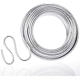 Aluminum Wire, Anezus 9 Gauge 12 Gauge 18 Gauge Bendable Metal Wire Armature Aluminum Craft Wire for Wreath Making Beading Fl