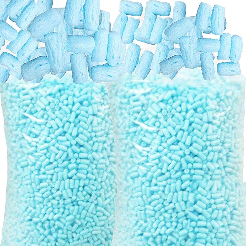 Star Supplies 15 cu ft Blue Eco-Flo Biodegradable Packing Peanuts Loose Fill