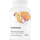 THORNE - Pancreatic Enzymes (Formerly Dipan-9) - Pancreatic Enzymes for Digestive Support and Nutrient Absorption* - 180 Capsules - 90 Servings