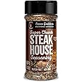 Sauce Goddess - Super Chunk Steakhouse Spice Shaker - Steak Seasoning, BBQ Rub for Chops, Chicken & Veggies, Gluten-Free, Vegan, No Sugar - 6.15 oz