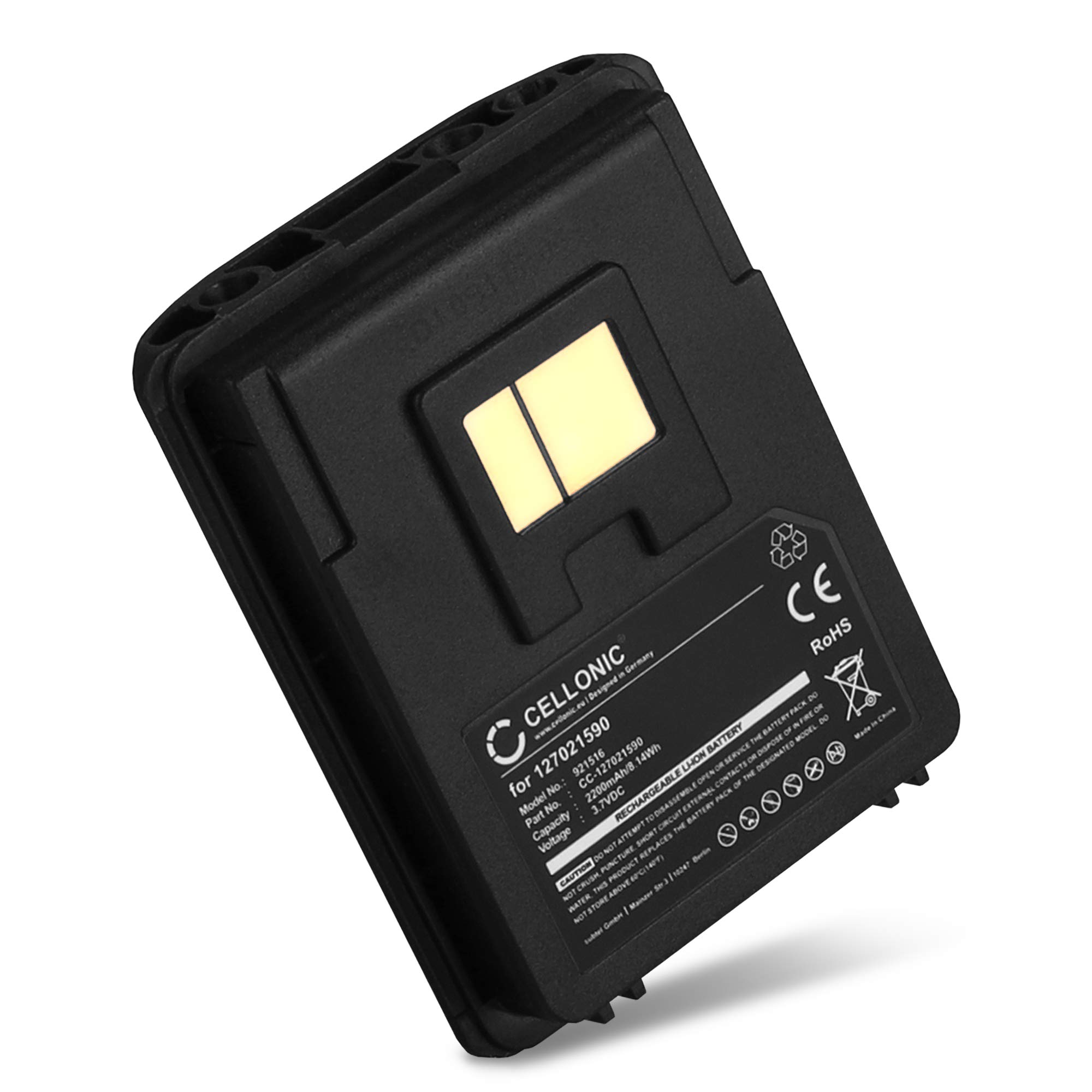 CELLONIC 1x Battery for Barcode Scanner Compatible with Datalogic Mobile Scorpio, 94ACC0054 - (2200mAh, 3.7V)