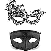 Exlinonline Lace Masquerade Mask Elastic,Fit for Adult,Soft Gentle Material,Specially For Costume,Thememed Party