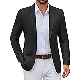 COOFANDY Men's Casual Blazer Lightweight Sport Coats Two Buttons Slim Fit Suit Jacket for Business Wedding Dress