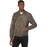 Levi's Men's Flight Satin Unfilled Ma-1 Bomber | Flight Fabric, Rib Knit Collar Cuffs Hem, 2 Lower Welt Pockets, Center Front Zipper, Everyday Wear