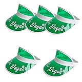 Yuanhe Casino Poker Dealer Visor - 5PCS Green Las
