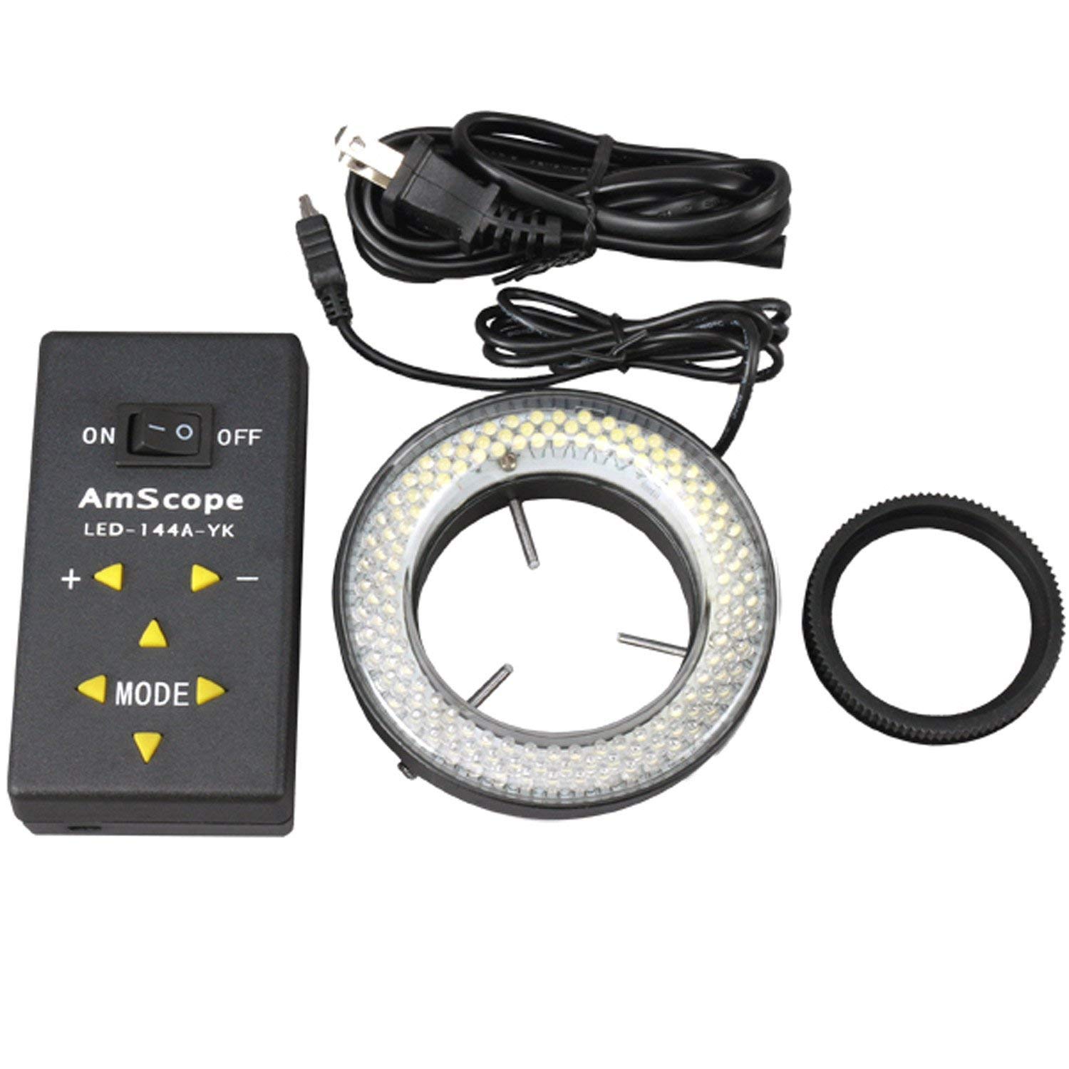 144 Four Zone Ring LED Microscope with Adapter