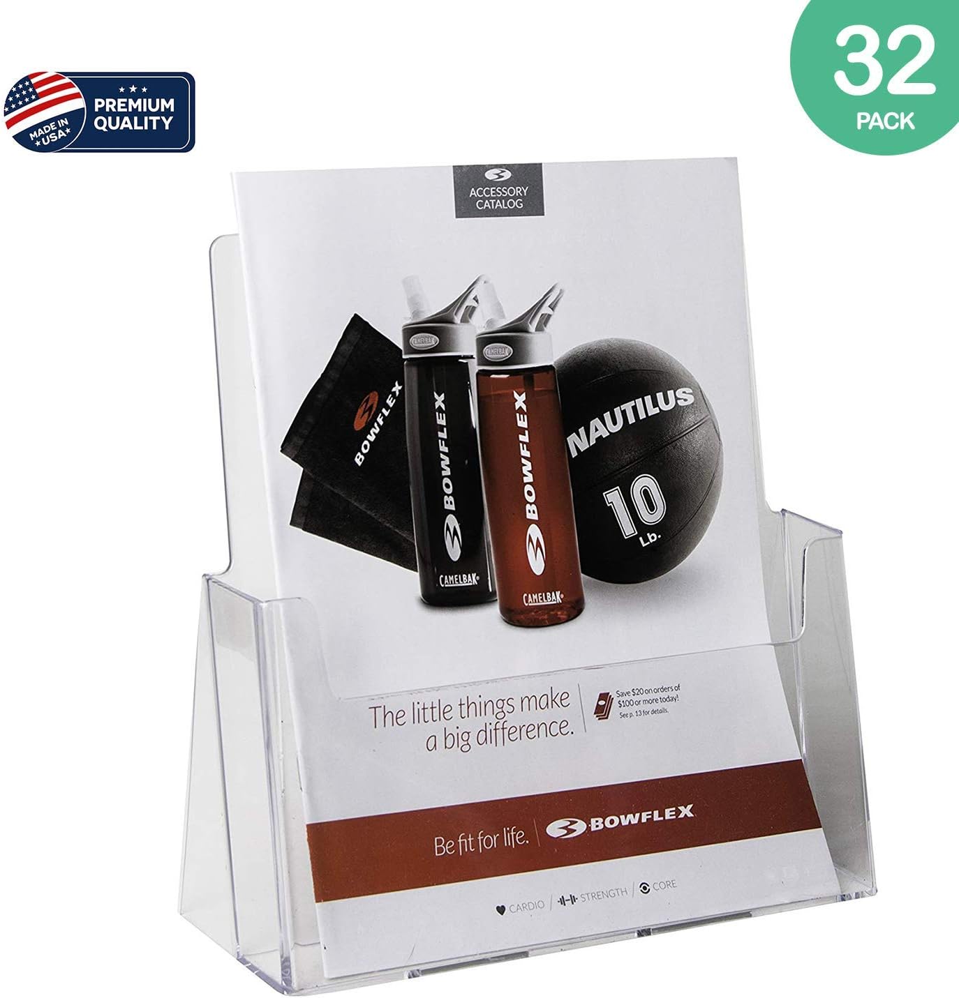 ClearAd Flyer Holder 8.5 x 11 Acrylic Magazine