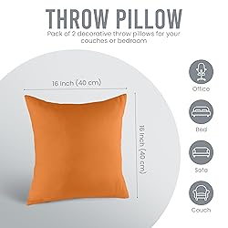 Utopia Bedding Throw Pillows Insert