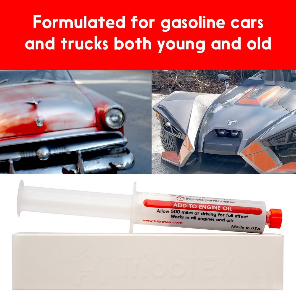TriboTEX Nano Oil Additive Car Engine Treatment: Add to Engine Lube - Makes High Mileage Cars Like New with a Synthetic Material (Treats One Regular Truck, Tractor or Small Diesel)