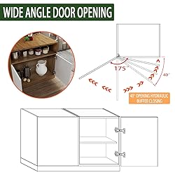2-Pack Cabinet Hinges, 175/165 Degree Half Overlay